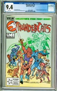 Thundercats #1 (1985) CGC 9.4! White Pages!