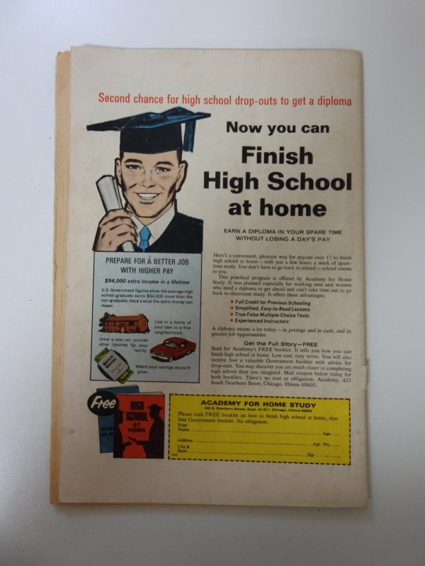 Daredevil #78 (1971) GD+ condition bottom staple detached from cover