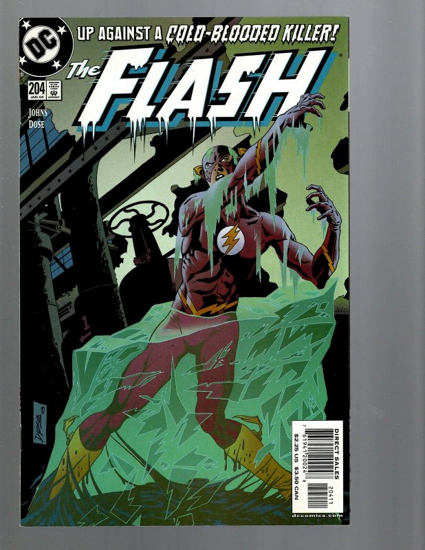 12 DC Comics The Flash #180 181 183 186 188 192 201 203 204 205 206 207 J439