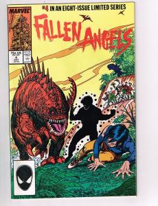 Fallen Angels #4 Marvel Comic Book New Mutants X-Men Sunspot Warlock HH2