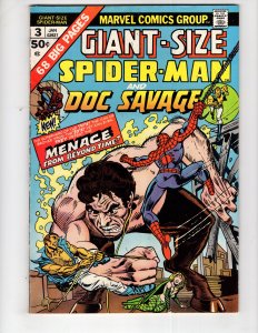 Giant-Size Spider-Man #3 (VF+)  DOC SAVAGE Appearance Bronze MARVEL