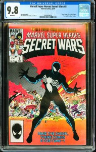 Marvel Super Heroes Secret Wars #8 (1984) CGC Graded 9.8 - 1st Black Costume