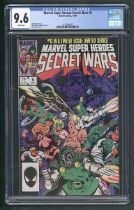 Marvel Super Heroes Secret Wars #6 (10/84) Graded CGC 9.6