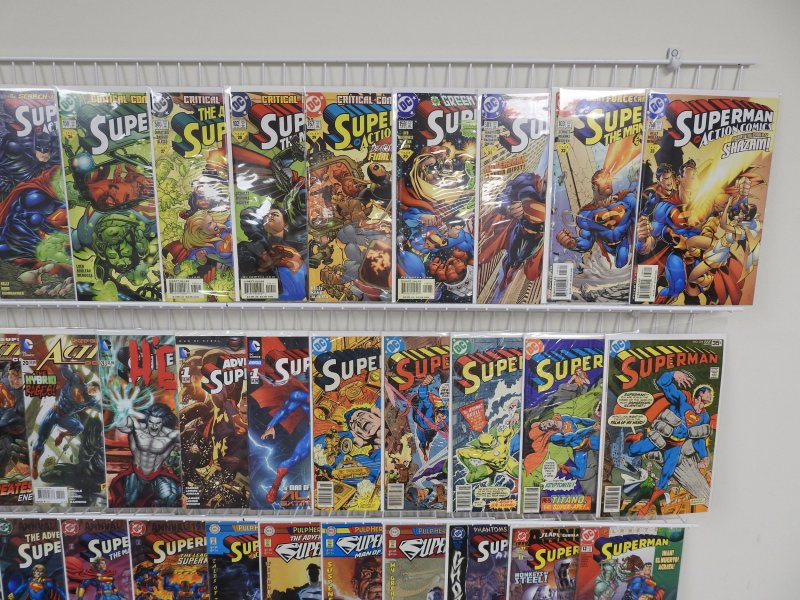 Huge Lot 140 Comics W/ Superman, Young Justice, +More! Avg VF Condition!