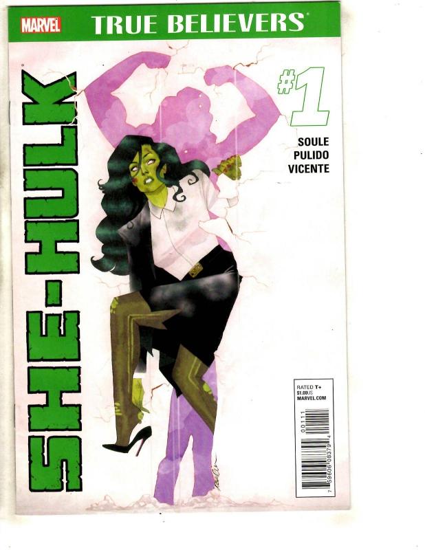 8 Comics Squirrel 1 Thor 1 She-Hulk 1 Widow 1 Marvel 1 Ms 1 Surfer 14 Oath J316