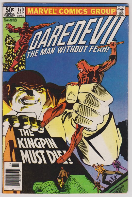 Daredevil #170 (G-VG)