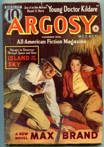 Argosy Pulp December 17 1938- Dr Kildare- Max Brand- Belarski cover FN