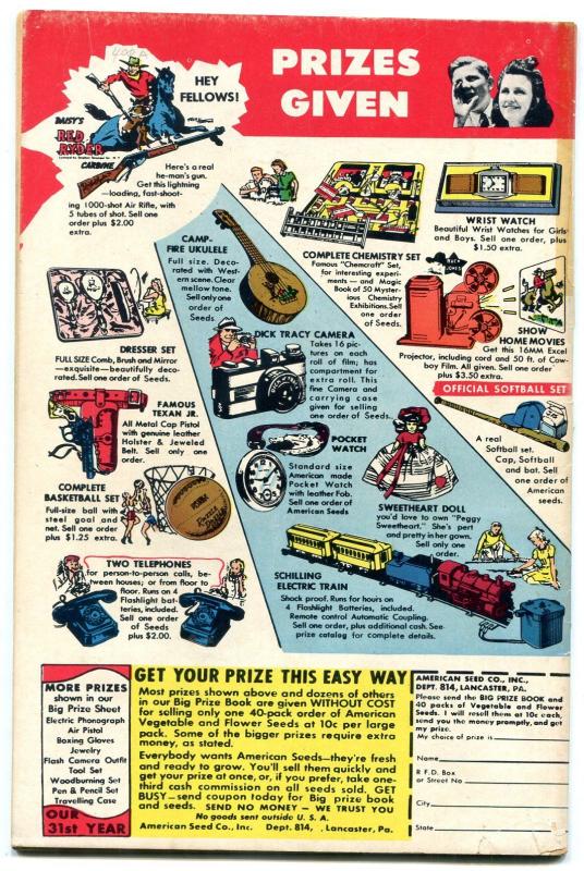 Famous Funnies #175 1949- relax read the comics- Buck Rogers FN+