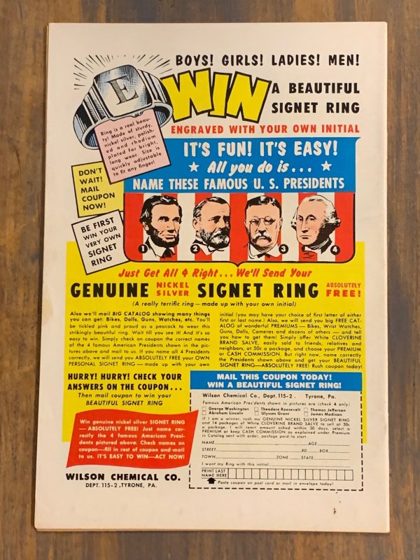 Strange Adventures #123 (1960). VF-. 3rd app Atomic Knights.