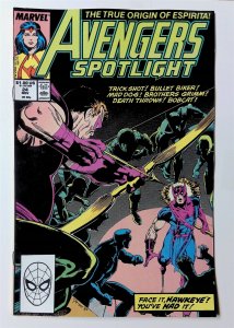 Avengers Spotlight #24 (Nov 1989, Marvel) 5.0 VG/FN