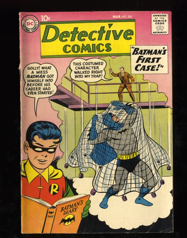 Detective Comics #265 VG 4.0 Batman Robin!