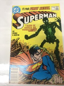 Superman (1987) # 1 (VF) Canadian Price Variant • CPV • John Byrne • DC