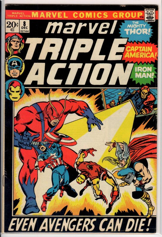Marvel Triple Action #8 (1972) 7.0 FN/VF