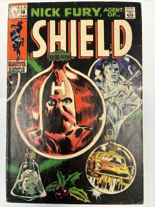 No 10 Nick Fury Agent Of Shield Marvel Comics Christmas  Edition 1968