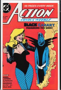 Action Comics Weekly #609 (1988) Black Canary