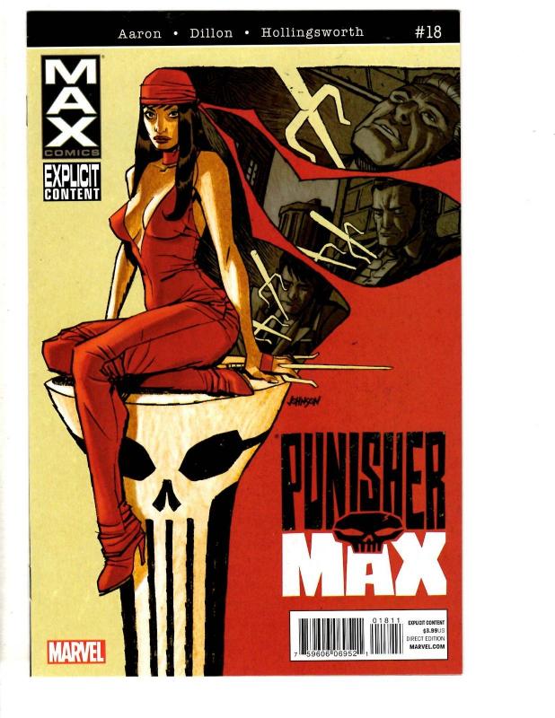 Lot Of 3 Punisher Marvel Max Comic Books # 11 18 Butterfly MK7 