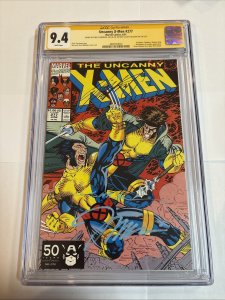 Uncanny X-Men (1991) #277 (CGC 9.4 SS) Signed Jim Lee Scott Williams Claremont