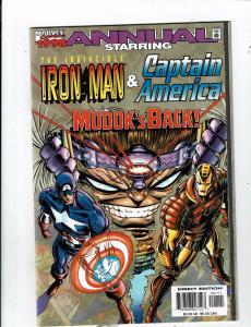 Lot of 4 The Invincible Iron Man Annual Marvel Comic Books #'98 '99 '00 '01 AH6