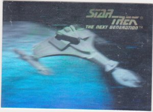 1992 Star Trek The Next Generation Hologram #D2H Klingon Attack Cruiser