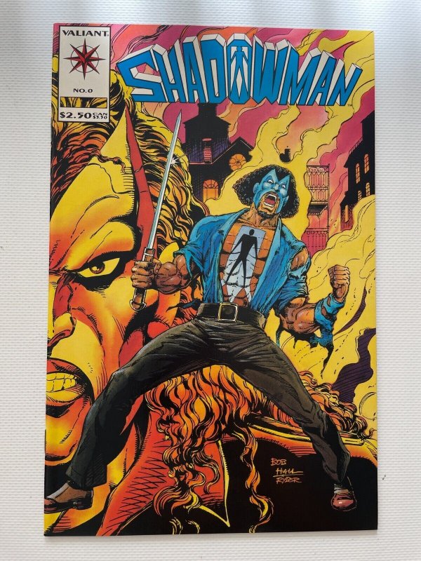 Shadowman # 0 NM Rare NON-FOIL / Chromium Variant Valiant Comic Book  6 J250
