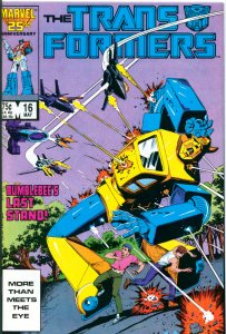 Transformers #16 Marvel Comics 1986 VF+