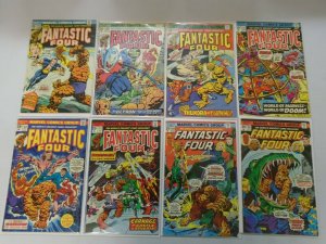 Fantastic Four lot 24 diff. 20c+25c covers from #128-173 avg 5.0 VG FN (1972-76)