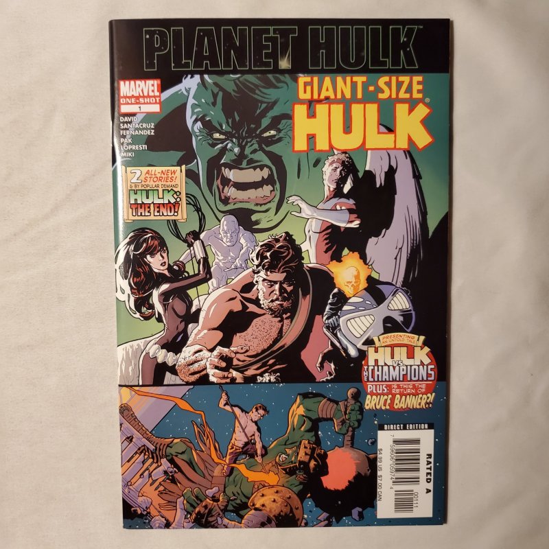 Giant Size Hulk 1 Very Fine Cover by Cover by Ryan Sook