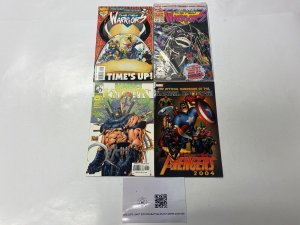 4 MARVEL comic books New Warriors #50 3 Marvel Knights #4 Avengers 2004 48 KM11