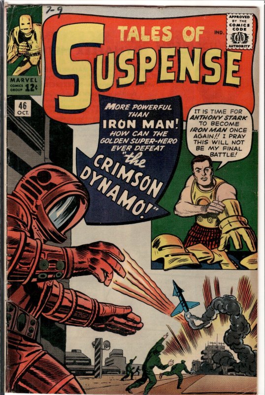 Tales of Suspense #46 (1963) 1st Crimson Dynamo! see description