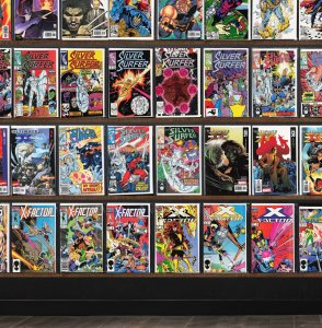 Huge Lot 150+ Comics with Silver Surfer, Ultimate X-Men, X-Factor & More!