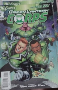 GREEN LANTERN CORPS  # 1  2011  new 52 KILOWOG JOHN STEWART