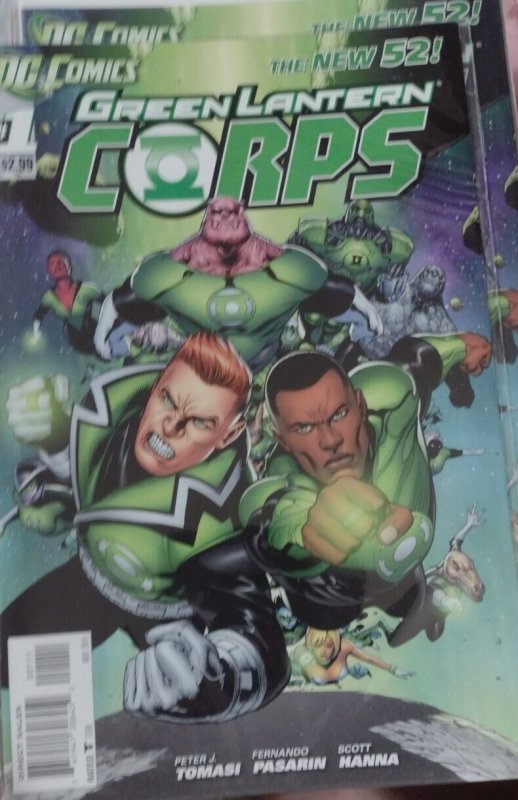 GREEN LANTERN CORPS  # 1  2011  new 52 KILOWOG JOHN STEWART
