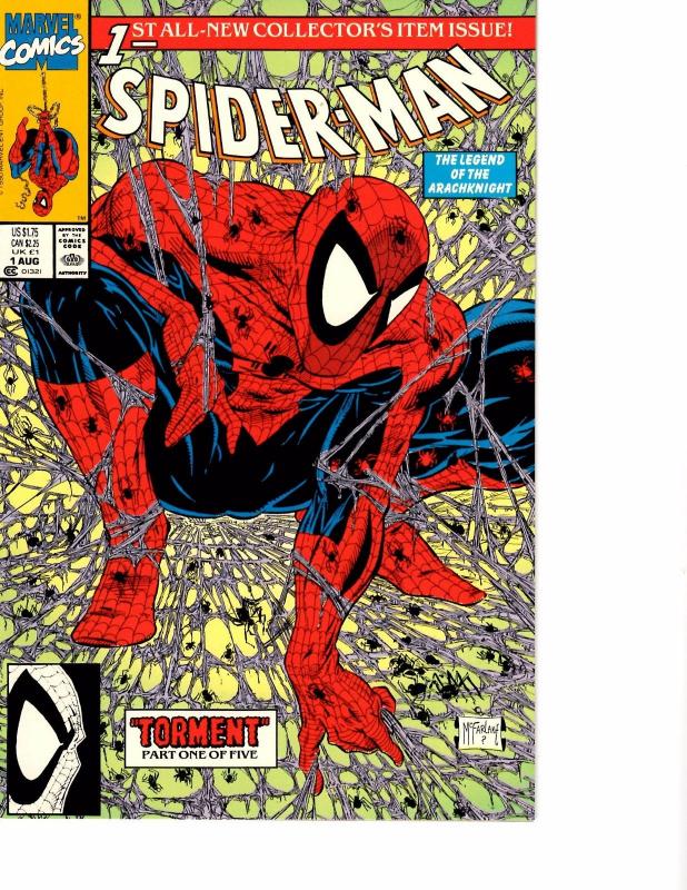 Lot Of 2 Marvel Comic Book Avengers #48 and Spider-Man #1 AH12