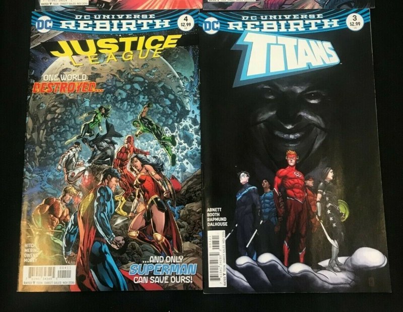 DC REBIRTH 4PC LOT (VF) CYBORG #1!! TITANS!! 2016