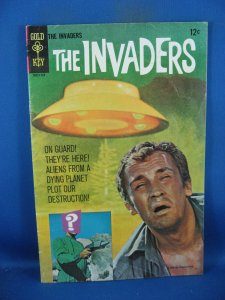 THE INVADERS 1 VG+ GOLD KEY PHOTO CVR 1967 