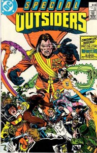 THE OUTSIDERS #1 Special, NM, Infinity Inc, Black Lightning, DC, 1987