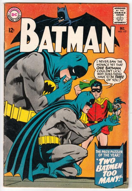 Batman #177 (Jan-66) FN/VF- Mid-High-Grade Batman, Robin the Boy Wonder