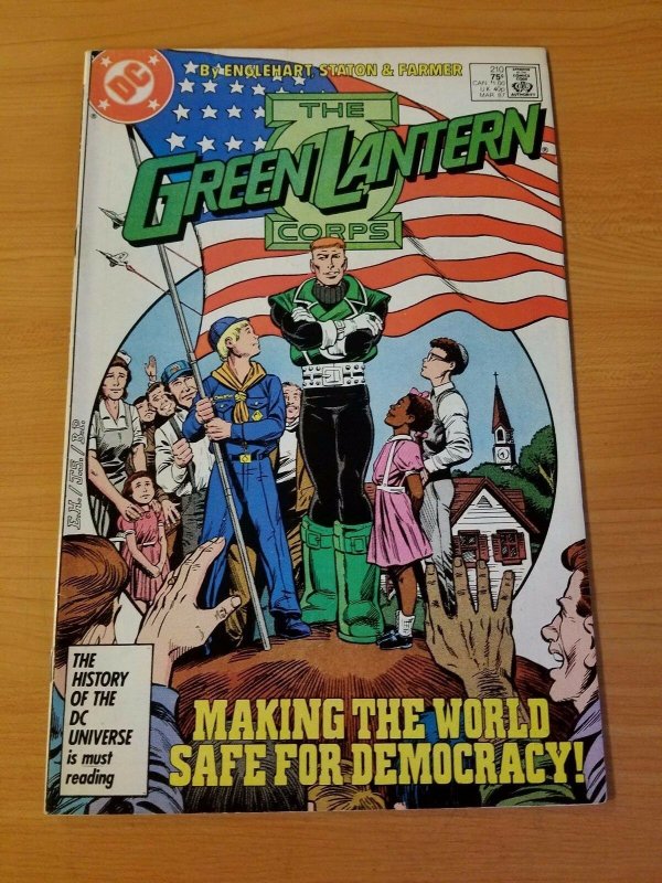 The Green Lantern Corps #210 ~ NEAR MINT NM ~ (1987, DC Comics)