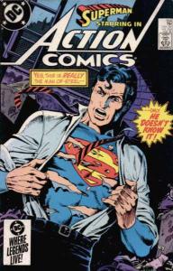 Action Comics (1938 series) #564, Fine (Stock photo)
