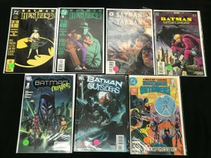 BATMAN 7PC LOT (VF) HUNTRESS!! TARZAN!! OUTSIDERS!! GOTHAM KNIGHTS!! 1986-2011