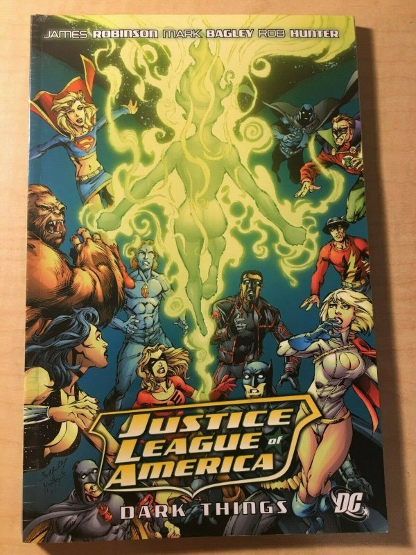 Justice League of America Dark Things DC Comic Book TPB Graphic Novel MFT2