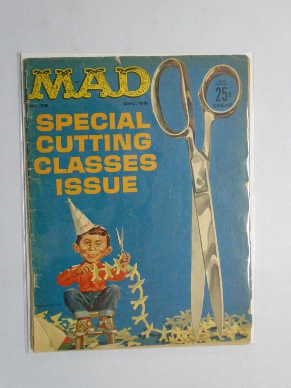 Mad (Magazine #24 On) #75, GD 2.0 Special Cutting Classes Issue (1962)