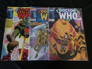 DOCTOR WHO(Marvel) #7, 9, 11 VFNM Condition