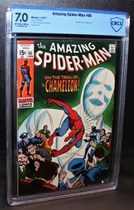 Amazing Spiderman #80 /  CBCS 7.0 FN/VFN  /  Chameleon / Jan 1970