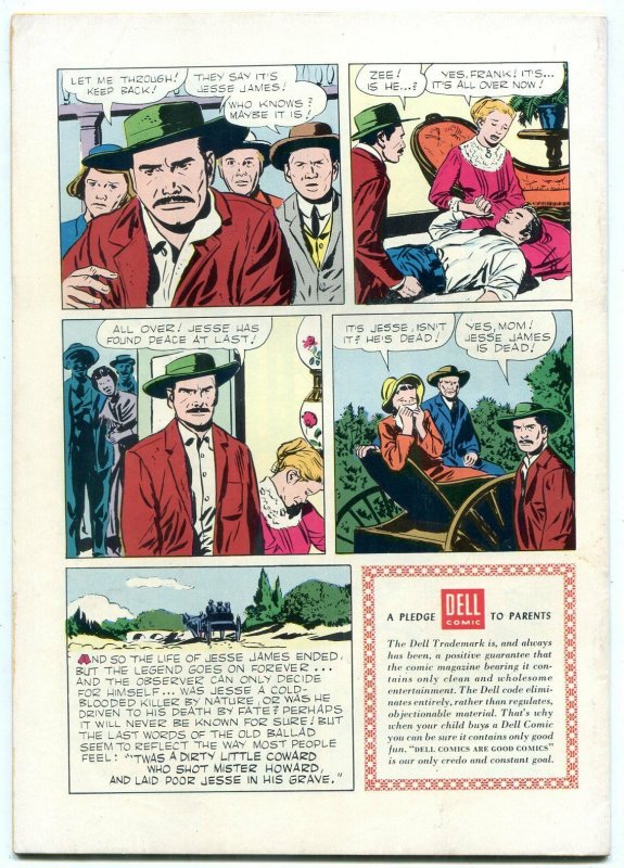 True Story Of Jesse James- Four Color Comics #757 1957 VF 