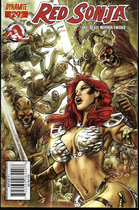 Red Sonja #29 (Dynamite Entertainment)- Greg Tocchini Cover