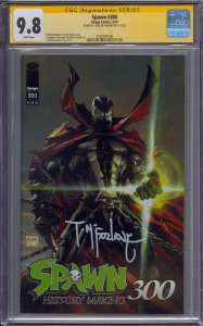 SPAWN #300 CGC 9.8 SS SIGNED MCFARLANE WHITE PAGES