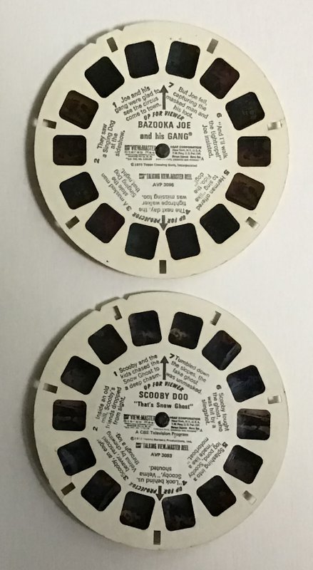 GAF Talking View-Master Gift Pak III, works, 2 reels