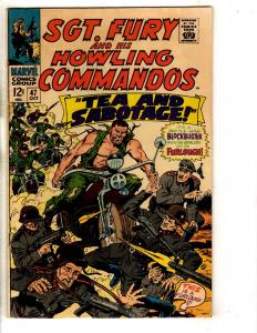 Sgt. Fury & His Howling Commandos # 47 FN Marvel Comic Book Army Marines FH2