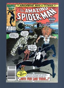 Amazing Spider-Man #283 - Bob Layton Cover Art. Newsstand Edition. (9.0) 1986